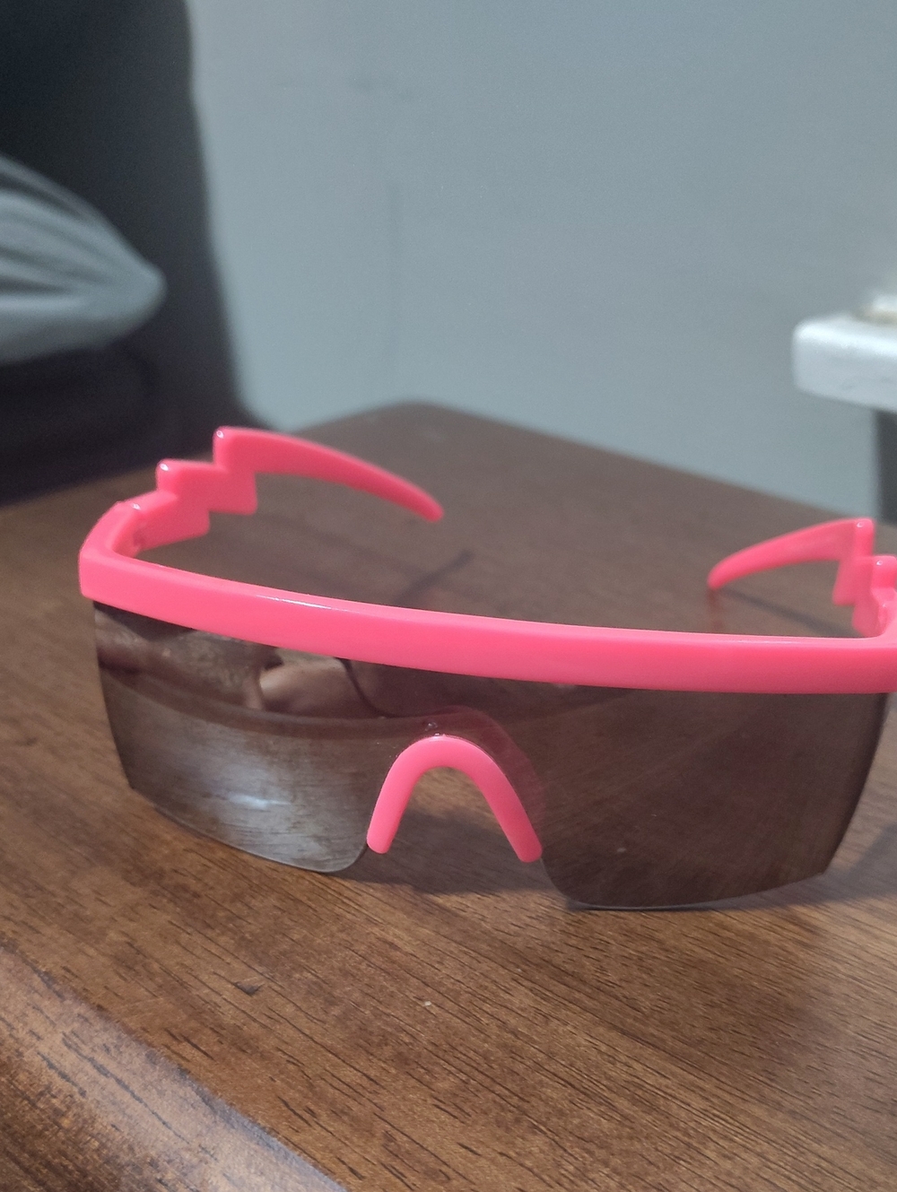 Neon Pink Kids Sport Sunglasses - UV Protective Wraparound